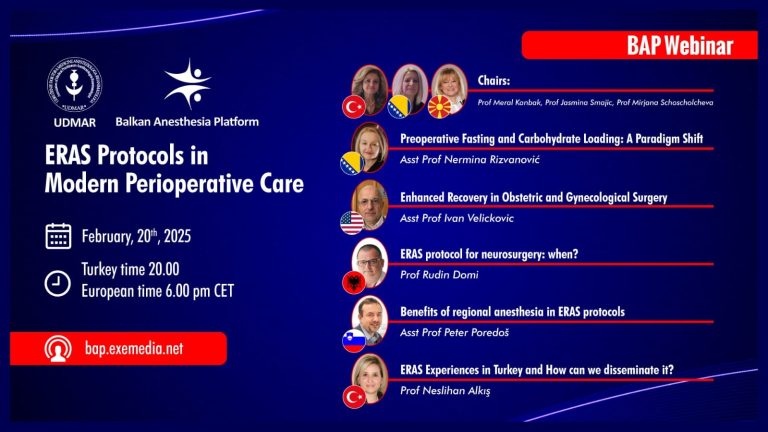 BAP Webinar 4 ERAS Protocols in Modern Perioperative Care
