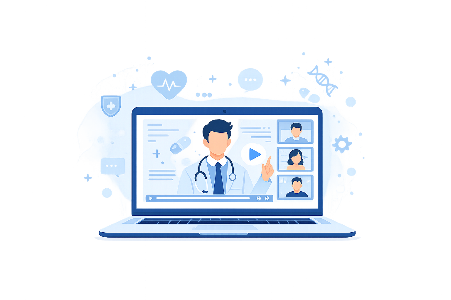 Medical webinar and online education