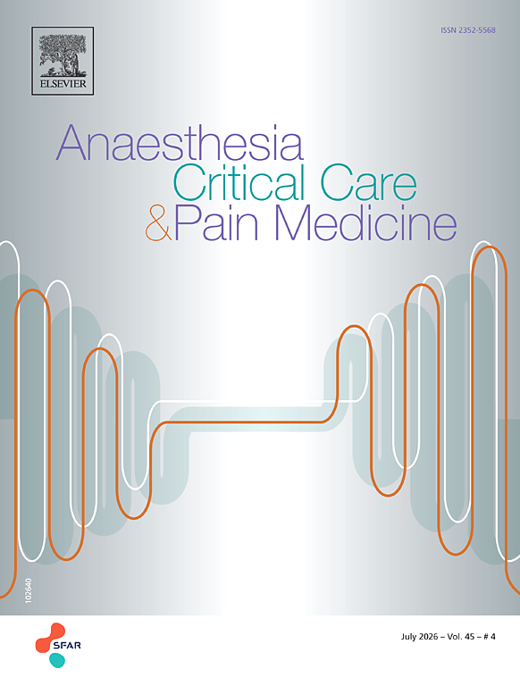 Anaesthesia Critical Care & Pain Medicine