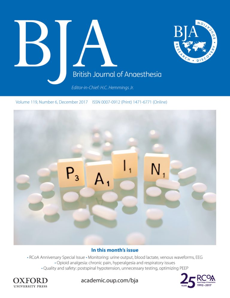 British Journal of Anaesthesia